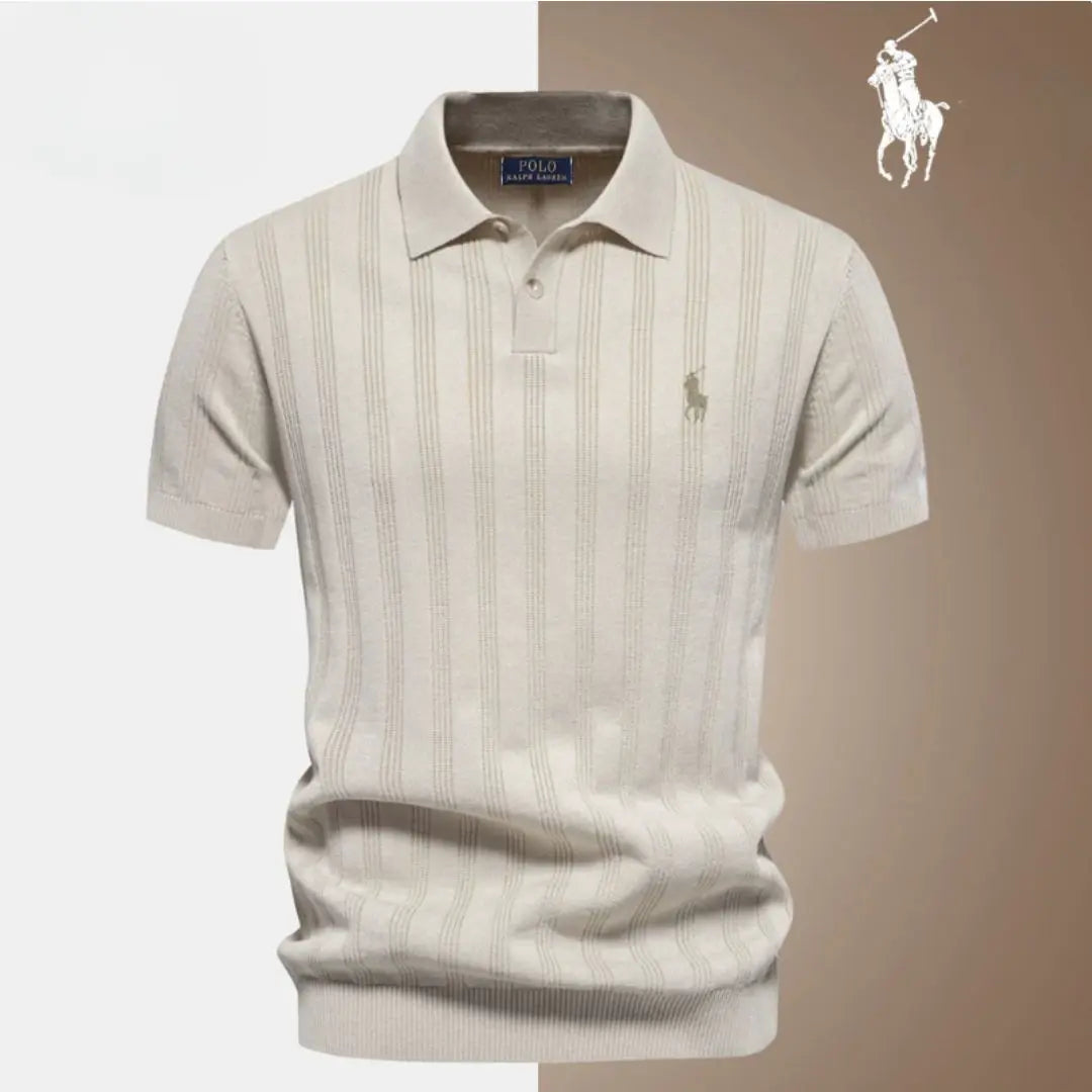 Elegant Knit Polo Shirt™