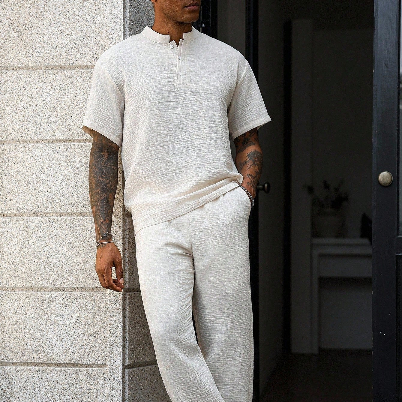 BULL MEN's Leinen Style - Exklusives Set™