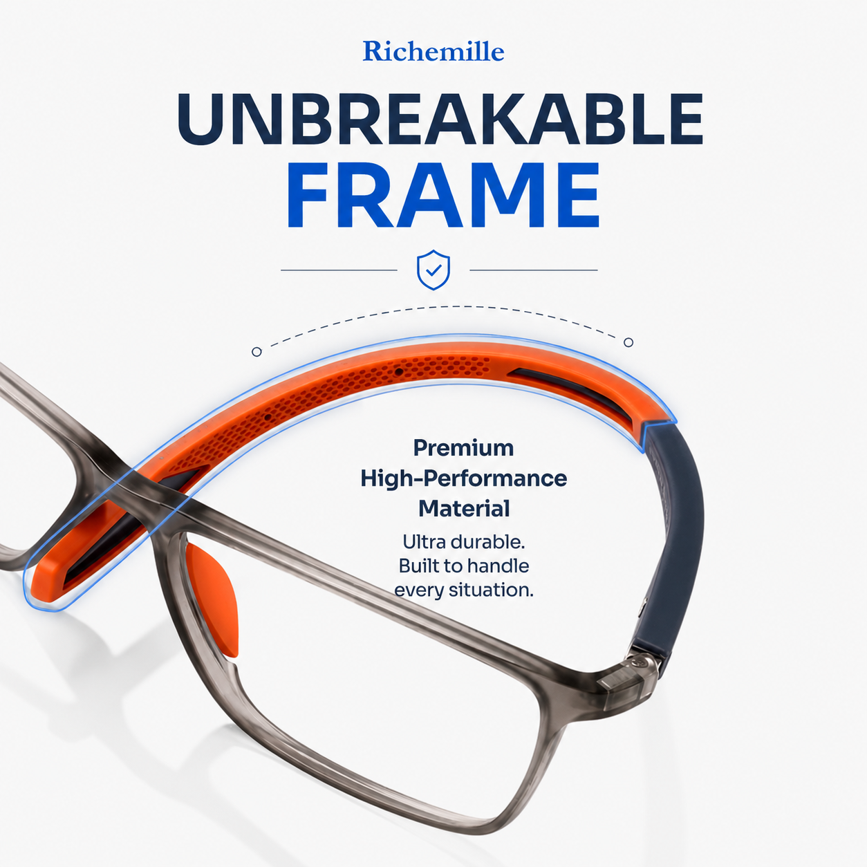 VariSmart™ Multifocal Glasses + Case Included — One Pair. Every Distance.