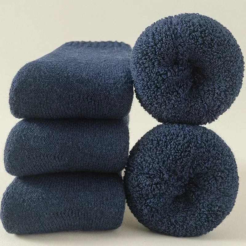 (3 Paar) Warme Socken aus Merinowolle