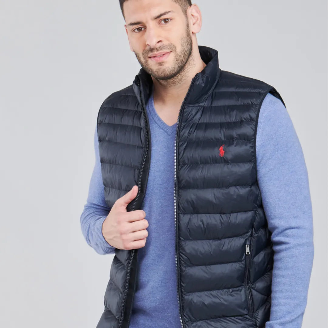 Premium Puffer Vest + Classic Sweater [Black Friday]