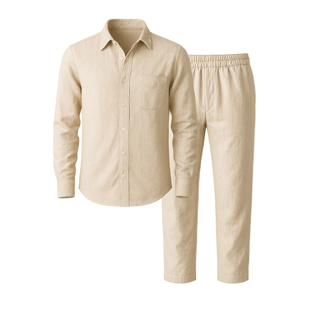 Sahara Linen Shirt & Pants Set