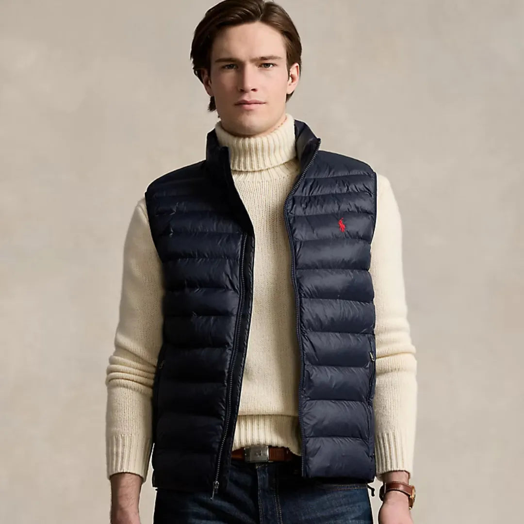 Premium Puffer Vest + Classic Sweater [Black Friday]