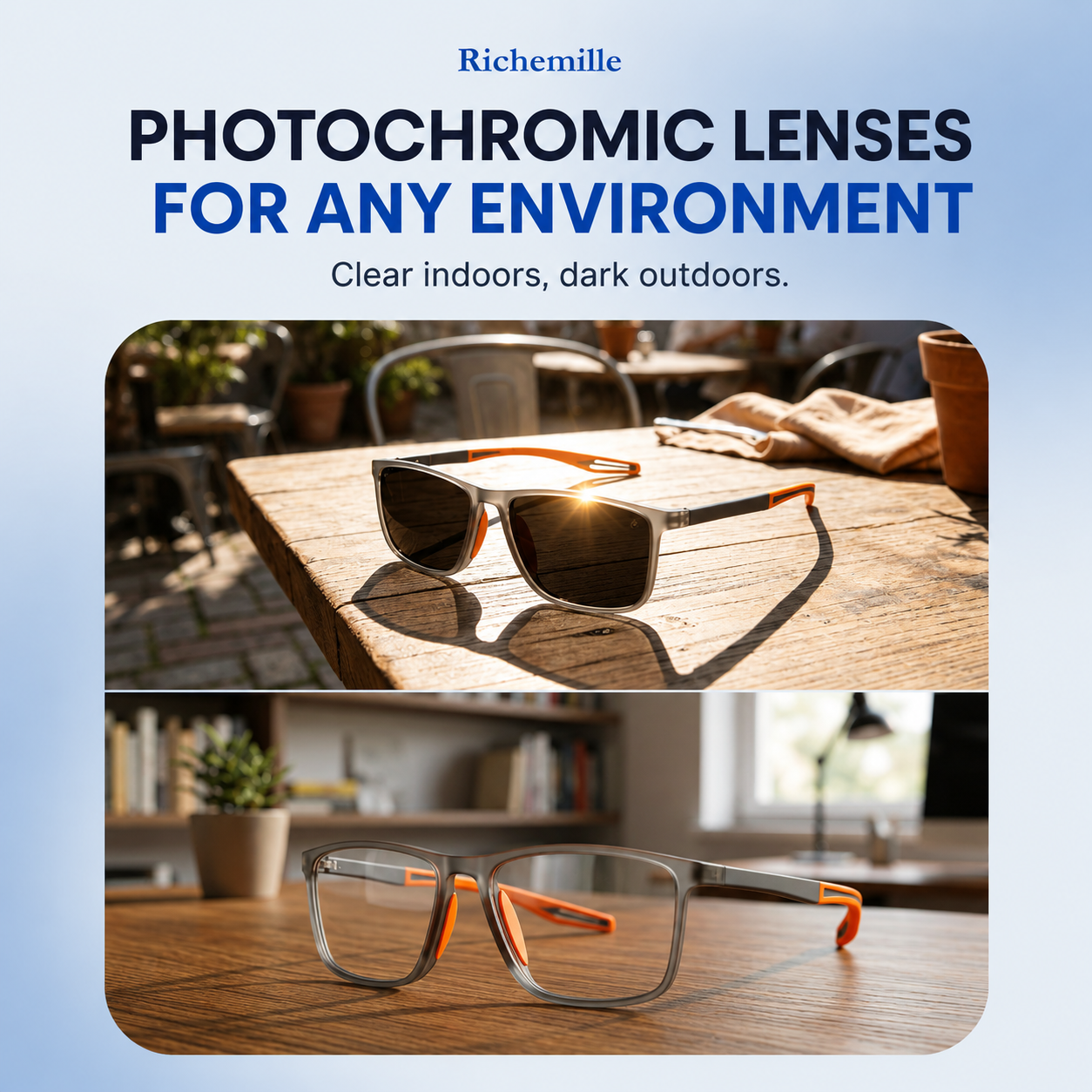 VariSmart™ Multifocal Glasses + Case Included — One Pair. Every Distance.