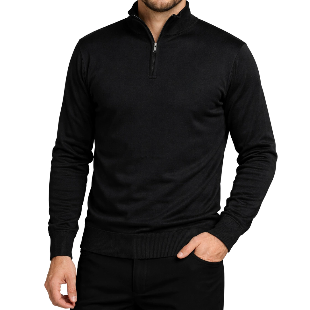 1+1 GRATIS | HALF-ZIP RIPPSTRICK-PULLOVER „THE TIMELESS“