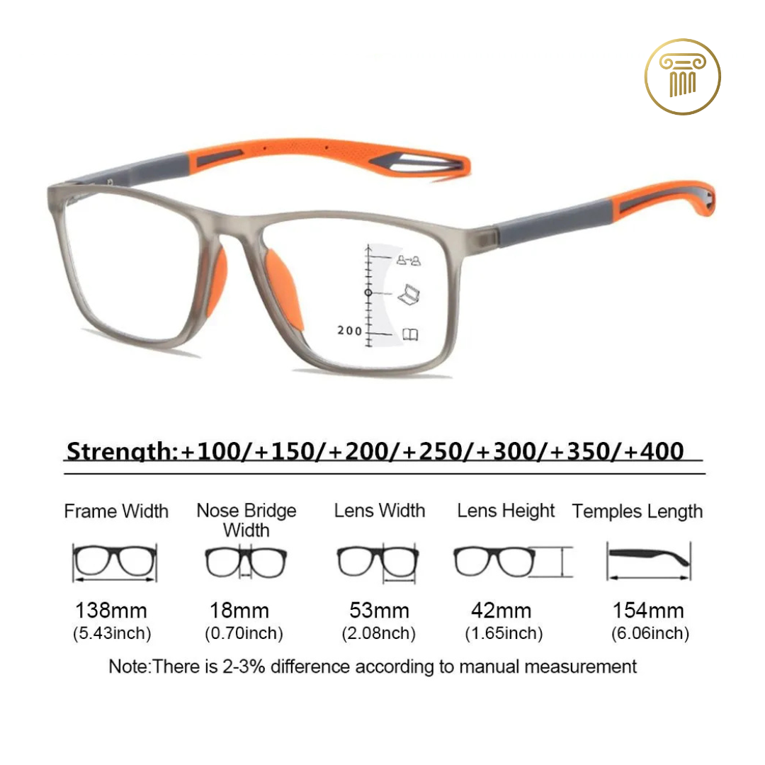 VariSmart™ Multifocal Glasses + Case Included — One Pair. Every Distance.