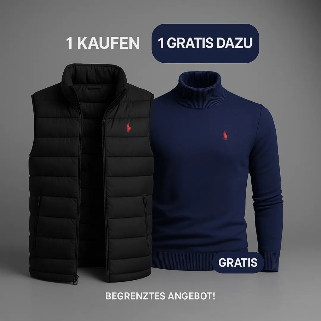 Premium Weste + Gratis Pullover  [RÄUMUNGSVERKAUF]