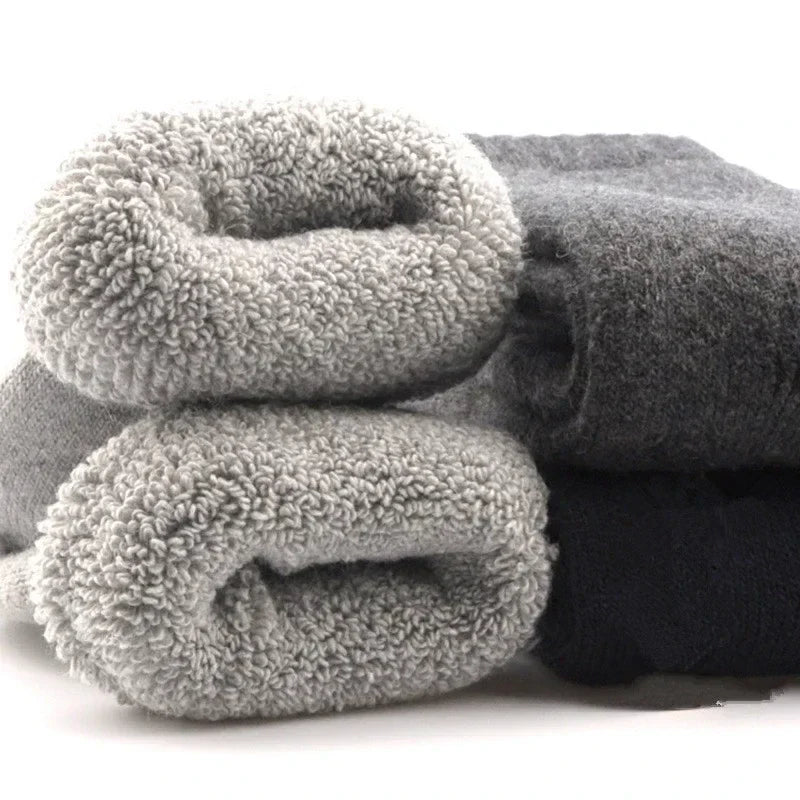 (3 Paar) Warme Socken aus Merinowolle