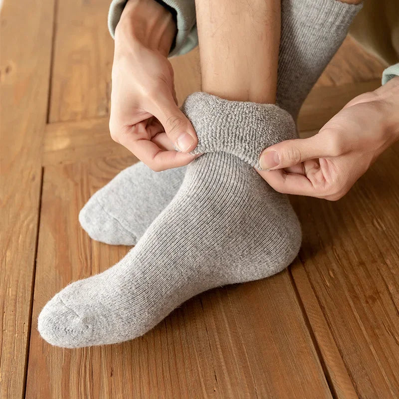 (3 Paar) Warme Socken aus Merinowolle