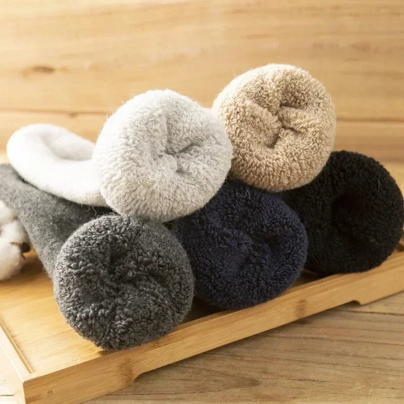 (3 Paar) Warme Socken aus Merinowolle