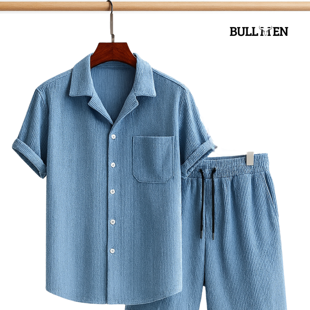 Herren-Set im Leinen-Stil – Mardise™