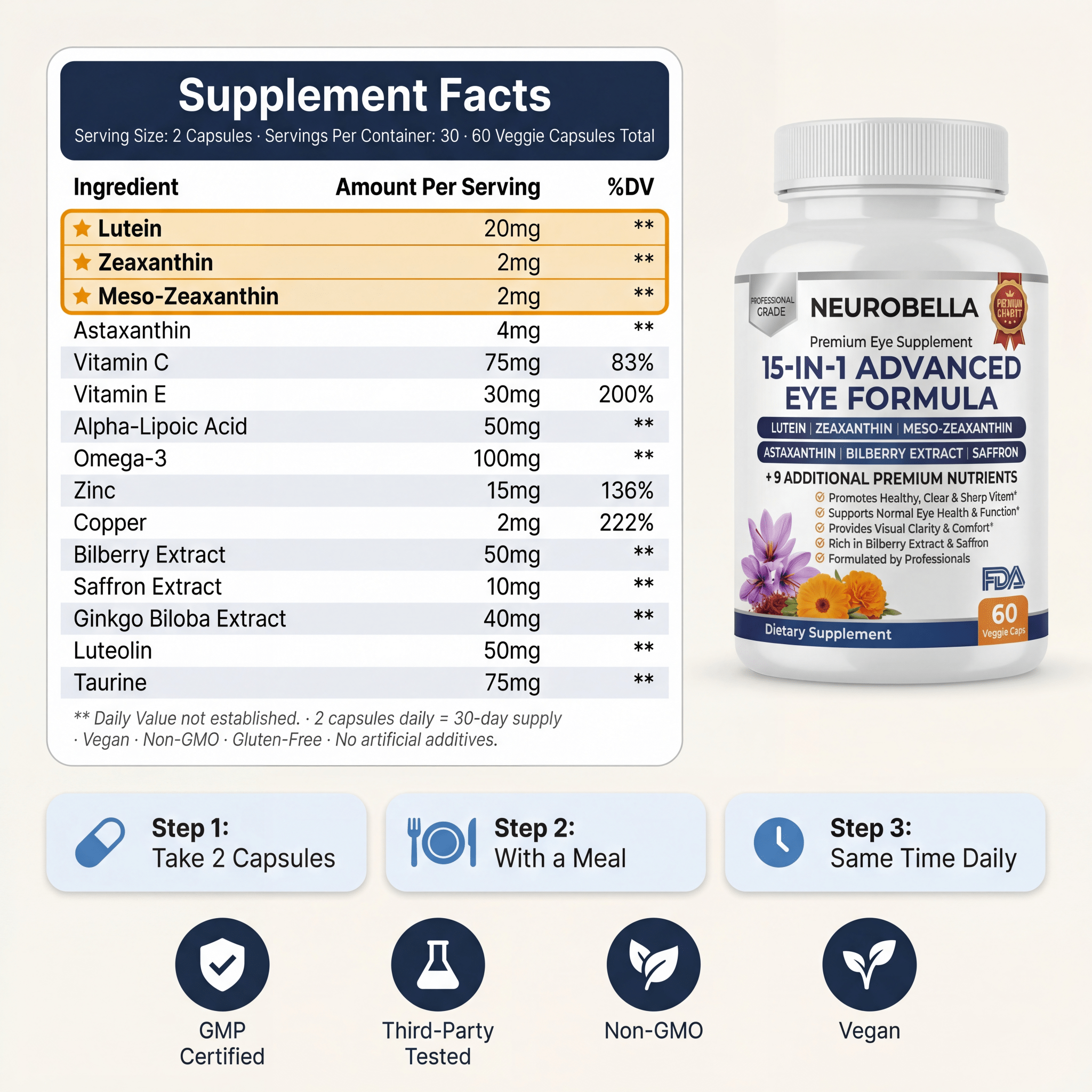 Clear Vita 15-in-1 Advanced Eye Formula